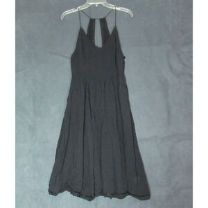 Cooperative Dress Womens 8 Black Maxi Boho Cottagecore Dark Romance Hipster